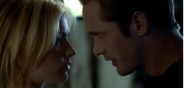true blood eric and sookie kiss. (Sookie and Eric)
