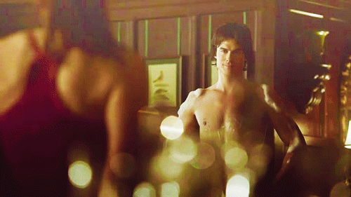 Coed Naked Damon Salvatore - A Look at the TV Vampire’s Best Undressed Mome...